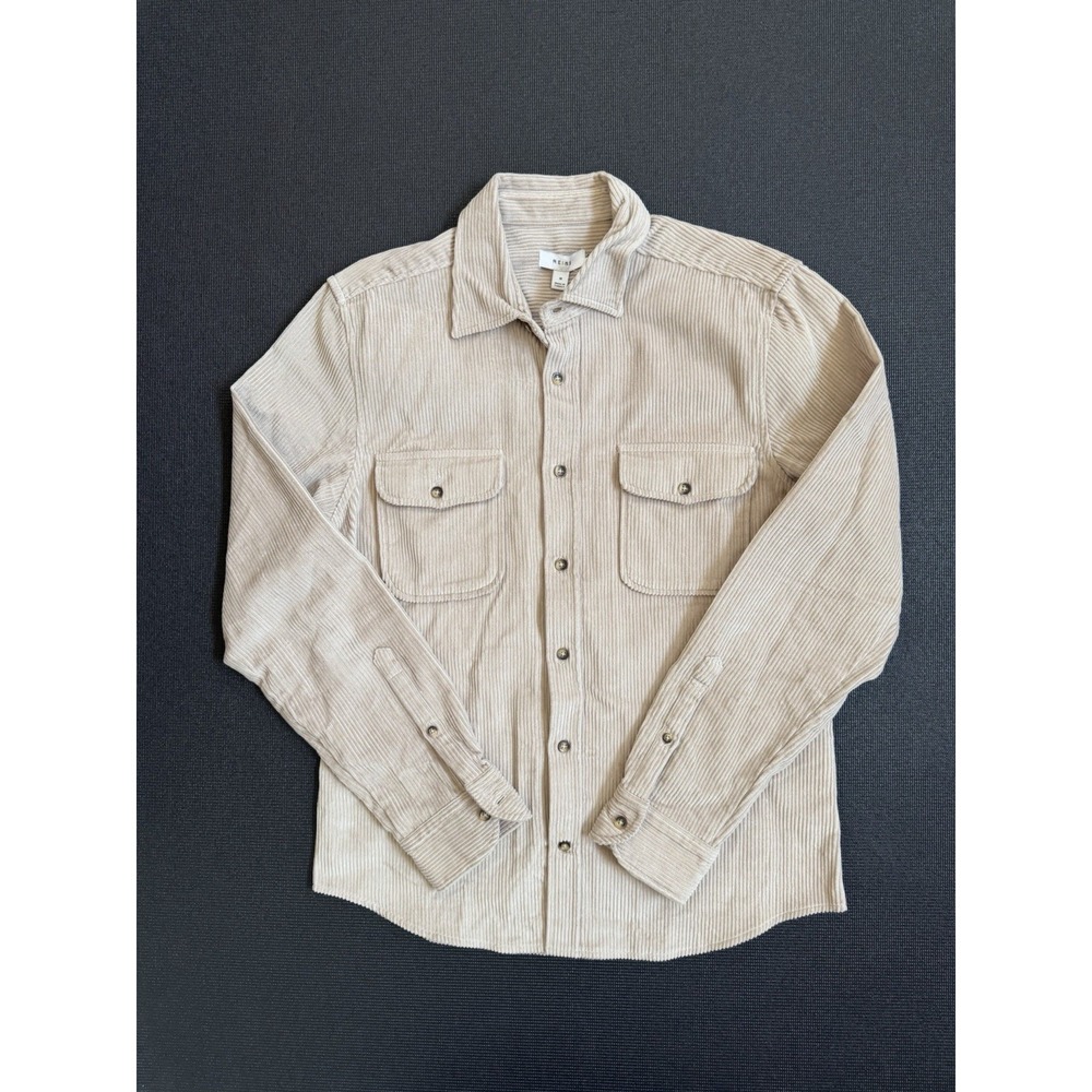 Reiss Men's Corduroy Cotton Jacket Light Brown M